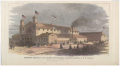 The Mechanics' Industrial Fair Building, which housed the rink.