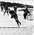 KSF Copenhagen and Silkeborg SF in action in the Danish Championship.