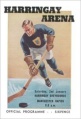 A program from a January 2, 1937, match between the Harringay Greyhounds and the Manchester Rapids.