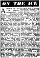 The April 21, 1954, edition of Sporting Globe.