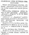 Information on the Kaunas Championship - part 1.
