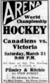 Stanley Cup Final @ Victoria