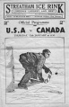 Program from the January 12th game