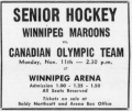 Nov. 11th game in Winnipeg