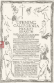 An advertisement for the first game at the Techau Tavern Ice Palace.