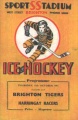 A program from an October 11, 1950, Autumn Cup match between Brighton and the Harringay Racers.